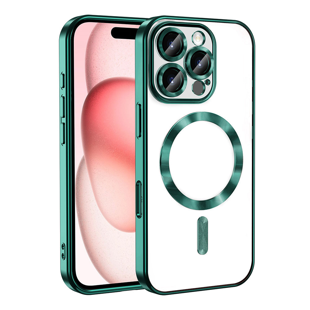 Apple iPhone 16 Pro Max Uyumlu Kılıf Kamera Korumalı M-safe Wireless Şarj Özellikli Zore Demre Kapak