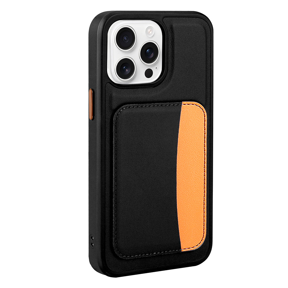 Apple iPhone 16 Pro Max Uyumlu Kılıf Kartlıklı Zore X-Kart Silikon Kapak