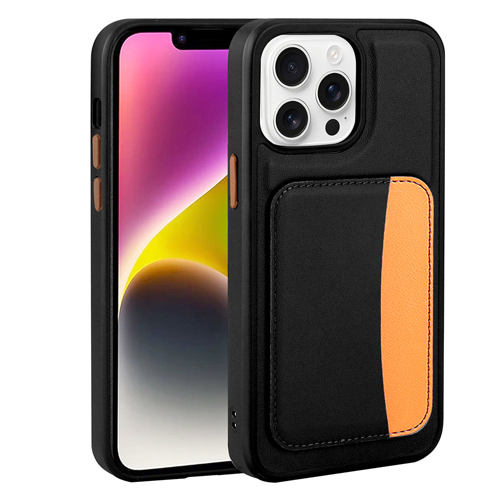 Apple iPhone 16 Pro Max Uyumlu Kılıf Kartlıklı Zore X-Kart Silikon Kapak