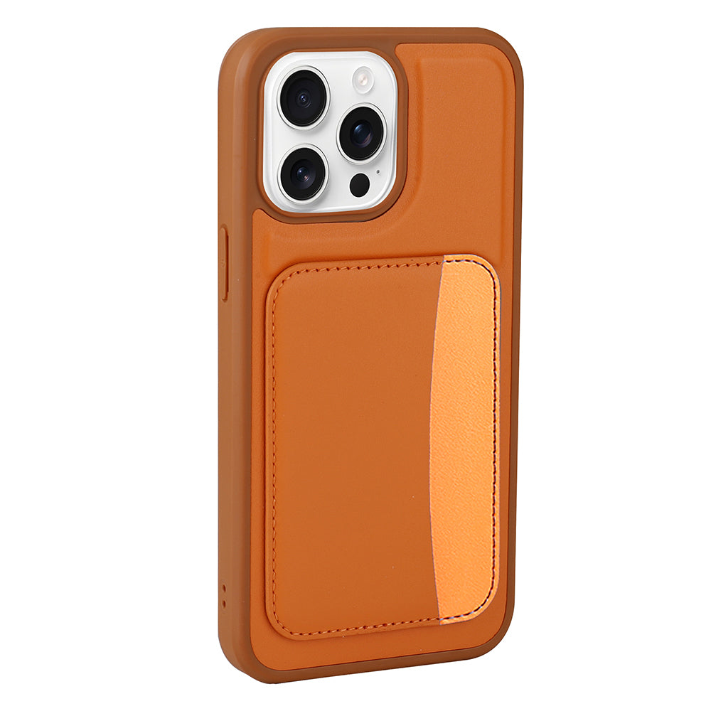 Apple iPhone 16 Pro Max Uyumlu Kılıf Kartlıklı Zore X-Kart Silikon Kapak