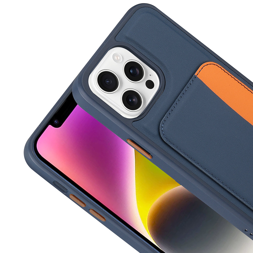 Apple iPhone 16 Pro Max Uyumlu Kılıf Kartlıklı Zore X-Kart Silikon Kapak