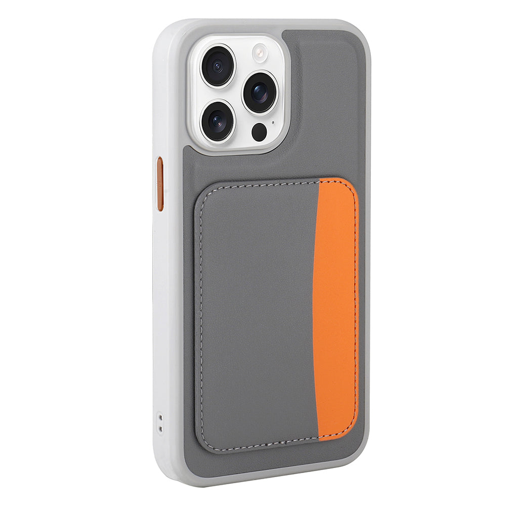 Apple iPhone 16 Pro Max Uyumlu Kılıf Kartlıklı Zore X-Kart Silikon Kapak