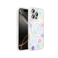 Apple iPhone 16 Pro Max Uyumlu Kılıf M-Safe Şarj Özellikli Şeffaf Zore Folk Sert Kapak