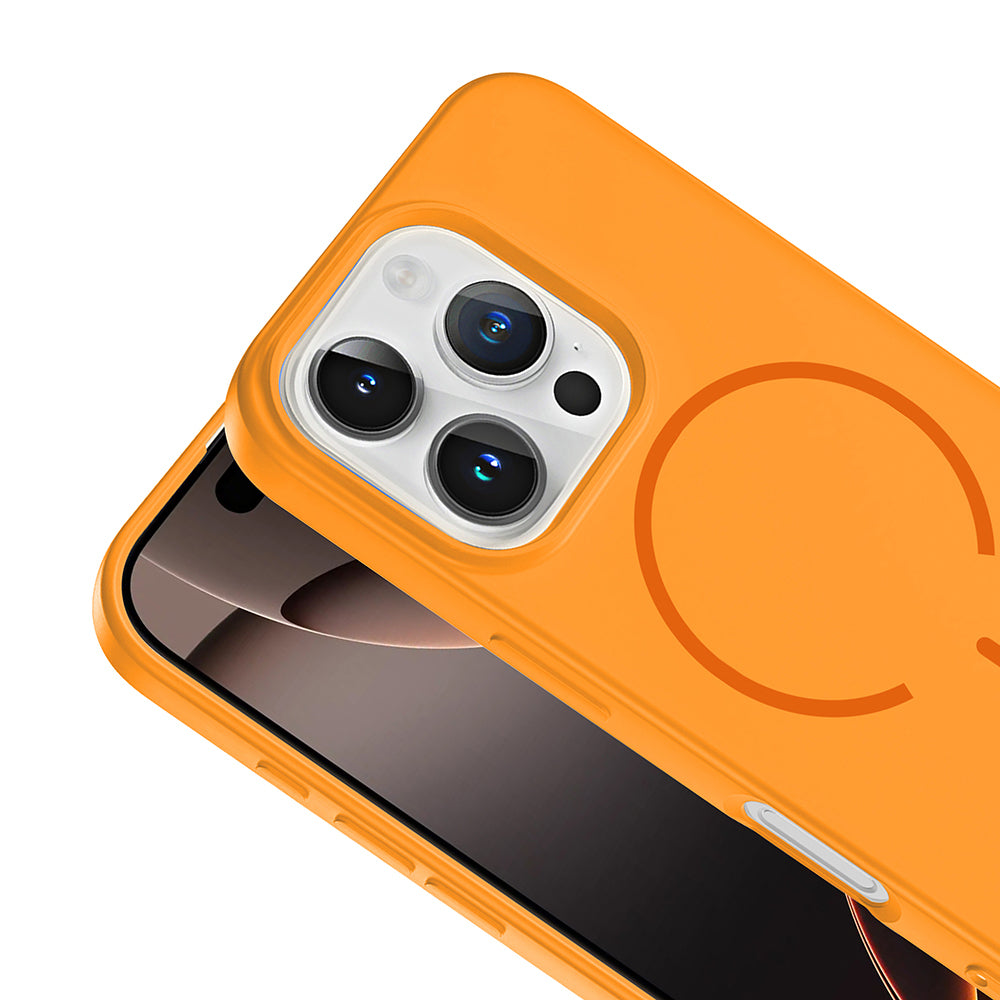 Apple iPhone 16 Pro Max Uyumlu Kılıf M-safe Şarj Özellikli Zore Meta Kapak