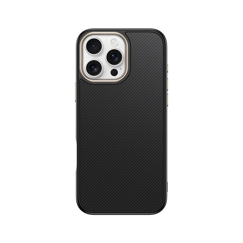 Apple iPhone 16 Pro Max Uyumlu Kılıf M-safe Şarj Özellikli Karbon Fiber Görünümlü Zore Antina Kapak