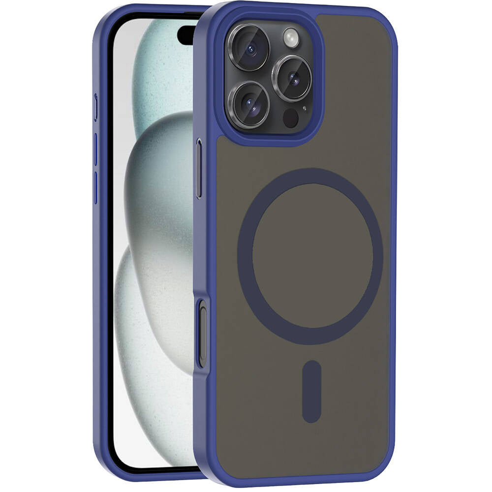 Apple iPhone 16 Pro Max Uyumlu Kılıf M-safe Şarj Özellikli Mat Arka Yüzey Zore Sio Kapak