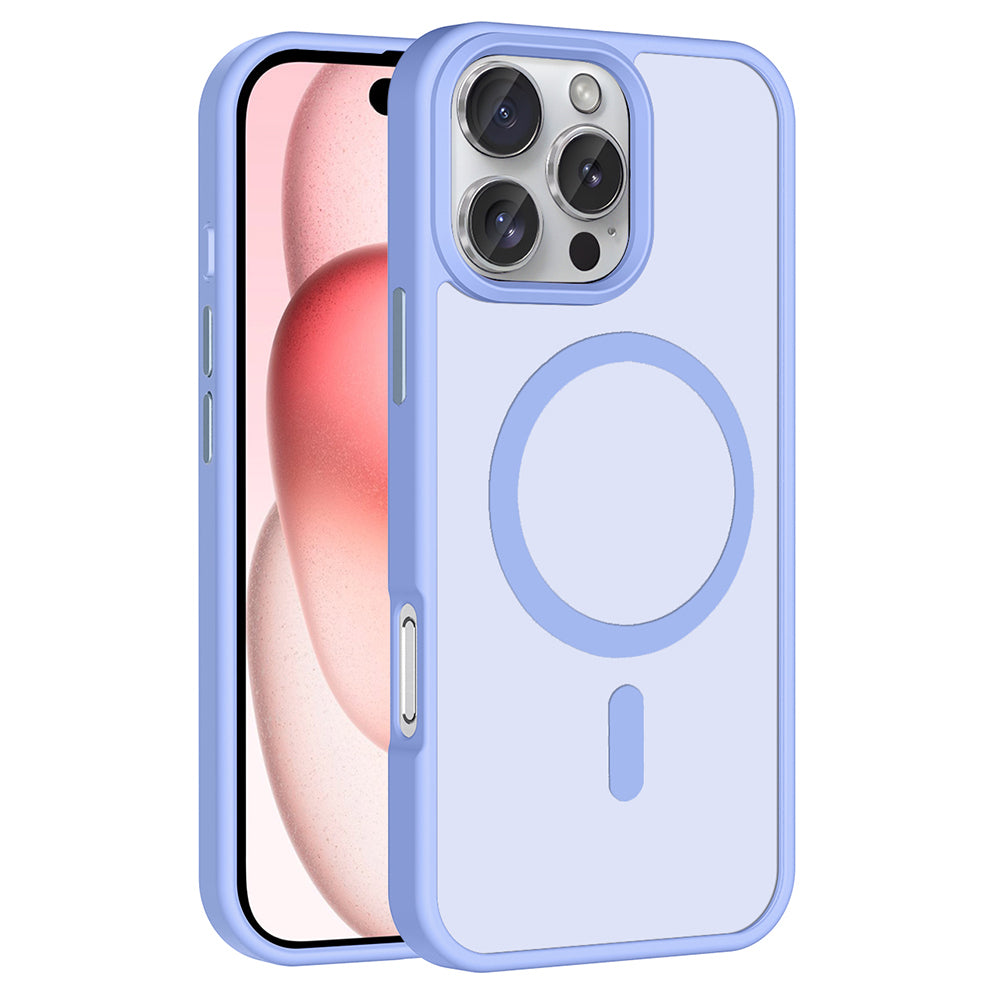 Apple iPhone 16 Pro Max Uyumlu Kılıf M-safe Şarj Özellikli Mat Arka Yüzey Zore Sio Kapak