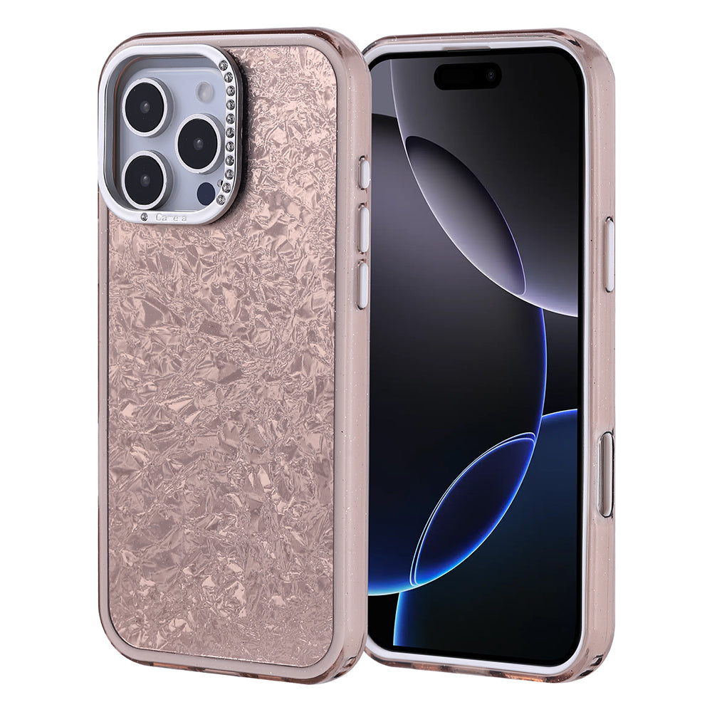 Apple iPhone 16 Pro Max Uyumlu Kılıf Taşlı Tasarımlı Zore Kapi Kapak