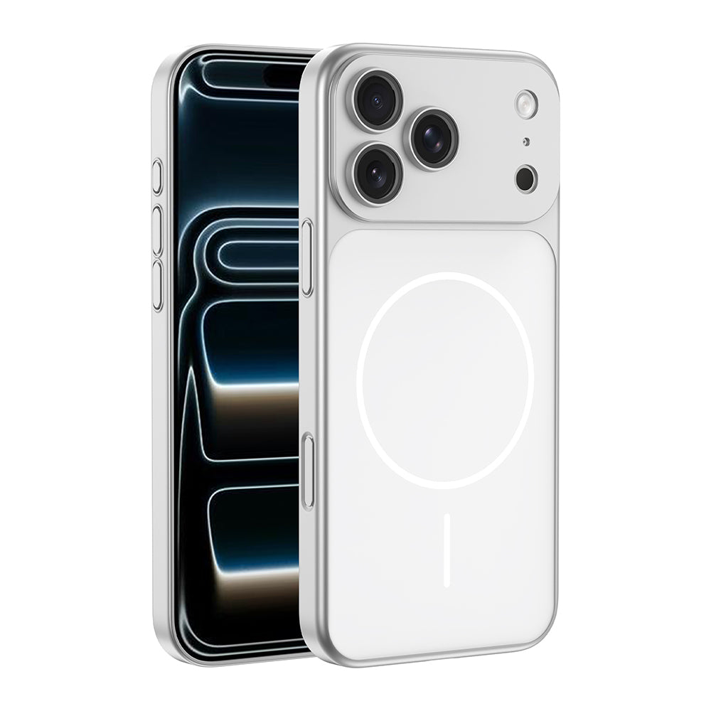 Apple iPhone 16 Pro Max Uyumlu Kılıf Zore M-Safe Şarj Özellikli Kamera Korumalı Spark Kapak