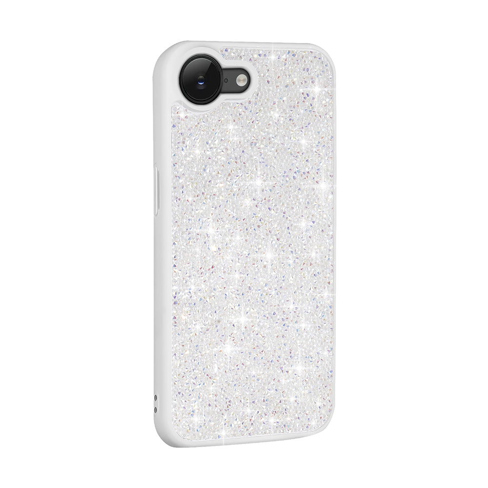 Apple iPhone 16E Uyumlu Kılıf Parlak Taşlı Tasarım Zore Pırlanta Kapak