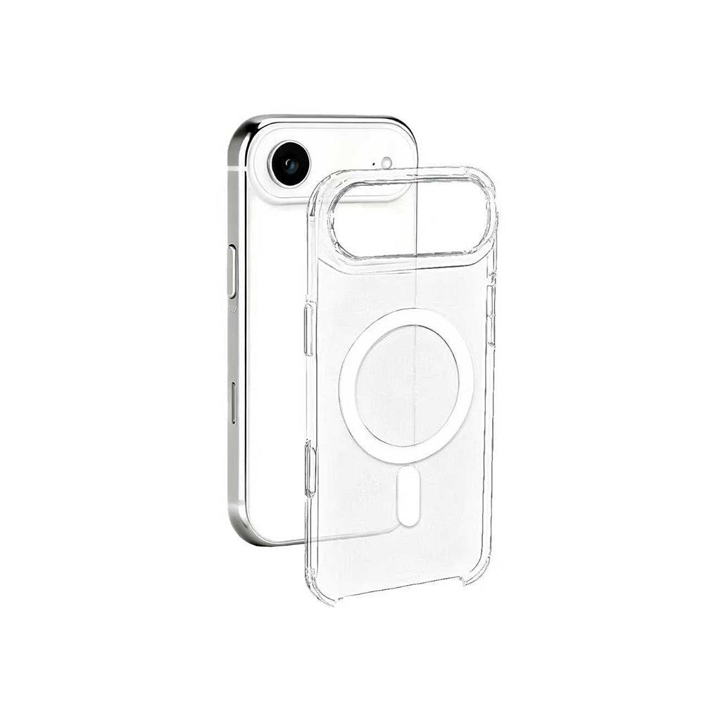 Apple iPhone 17 Air Uyumlu Kılıf IC Çipli Zore Wireless Şarj Özellikli Şeffaf Orjin Kapak