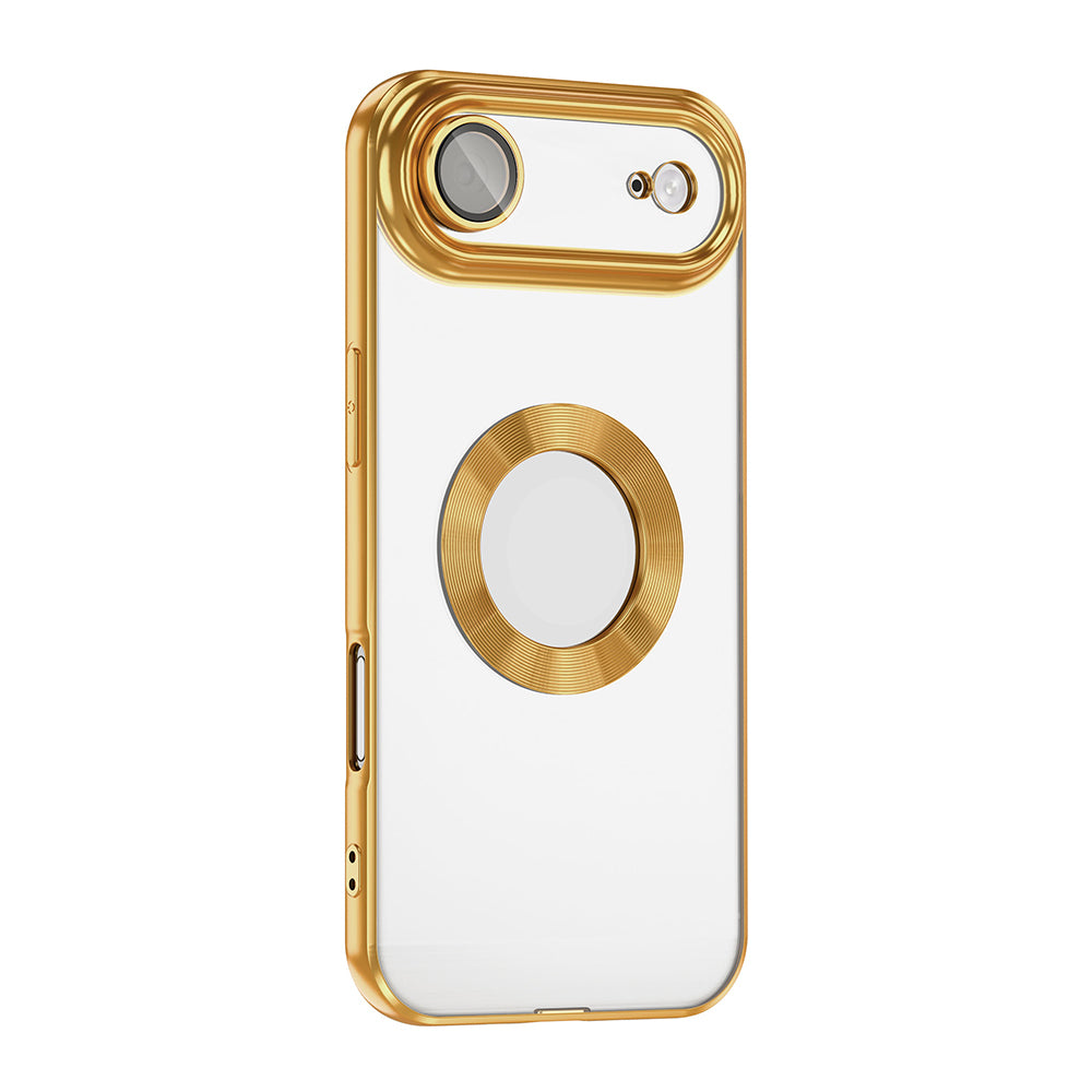 Apple iPhone 17 Air Kılıf Kamera Korumalı Logo Gösteren Zore Omega Kapak