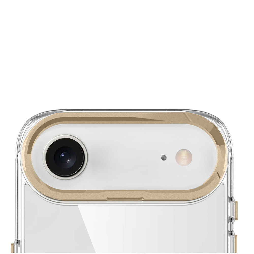 Apple iPhone 17 Air Uyumlu Kılıf M-safe Şarj Özellikli Airbagli Kamera Standlı Zore Azor Kapak