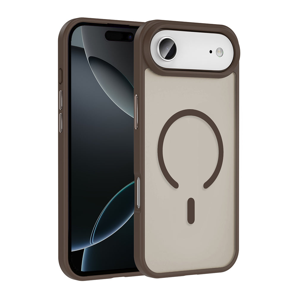 Apple iPhone 17 Air Uyumlu Kılıf M-safe Şarj Özellikli Mat Arka Yüzey Zore Sio Kapak