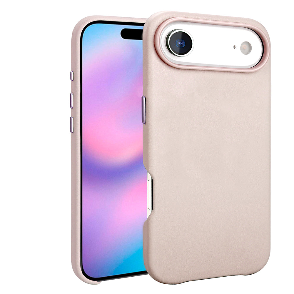 Apple iPhone 17 Air Uyumlu Kılıf M-safe Şarj Özellikli PU Deri Görünümlü Zore Kupra Kapak