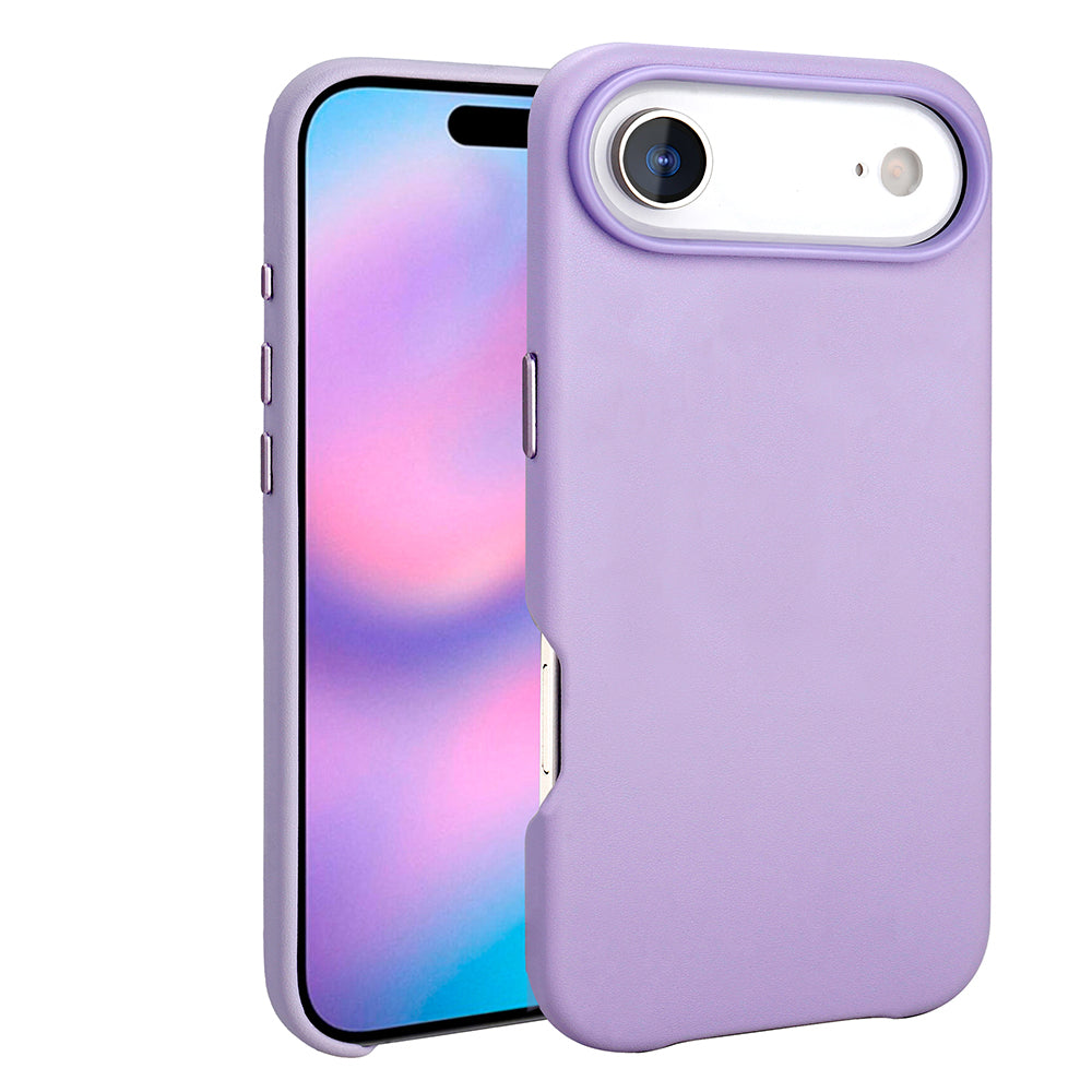 Apple iPhone 17 Air Uyumlu Kılıf M-safe Şarj Özellikli PU Deri Görünümlü Zore Kupra Kapak