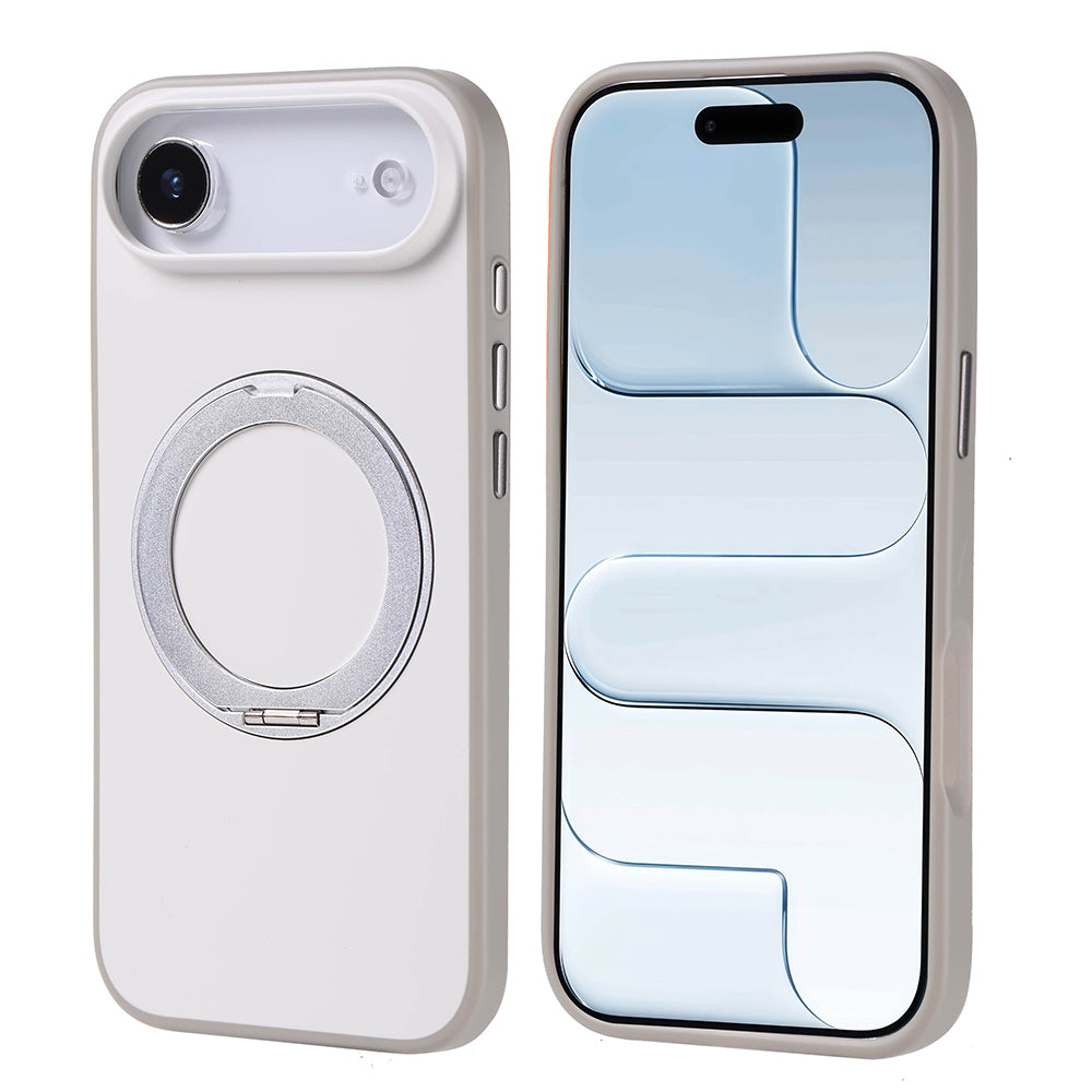 Apple iPhone 17 Air Uyumlu Kılıf M-Safe Şarj Özellikli Standlı Zore Proton Silikon Kapak