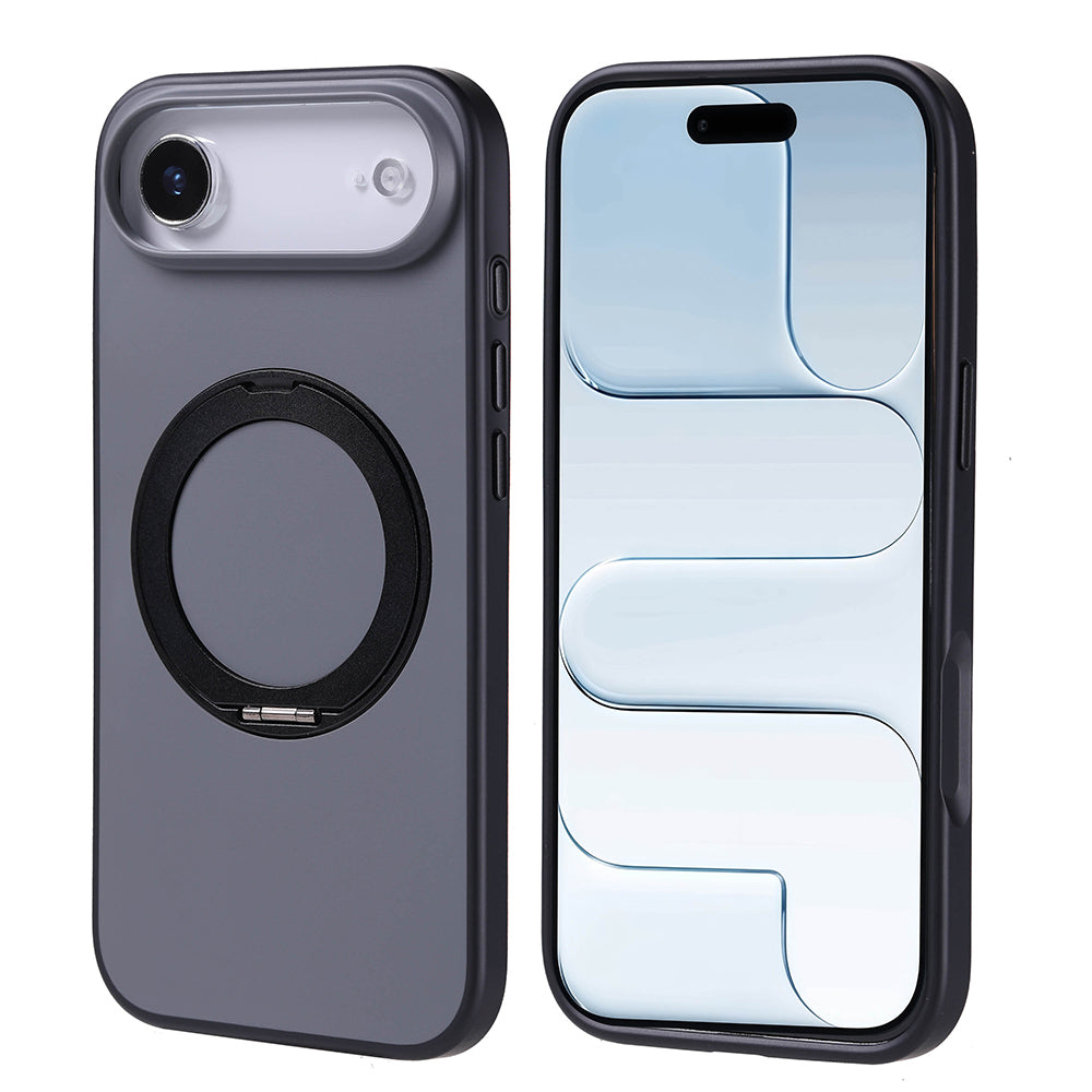 Apple iPhone 17 Air Uyumlu Kılıf M-Safe Şarj Özellikli Standlı Zore Proton Silikon Kapak