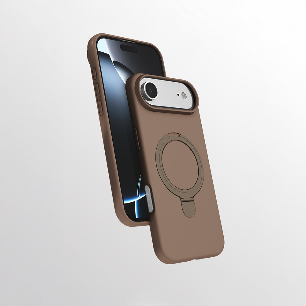 Apple iPhone 17 Air Uyumlu Kılıf M-safe Şarj Özellikli Standlı Zore Samara Kapak