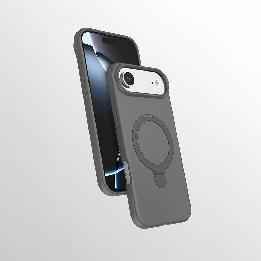 Apple iPhone 17 Air Uyumlu Kılıf M-safe Şarj Özellikli Standlı Zore Samara Kapak