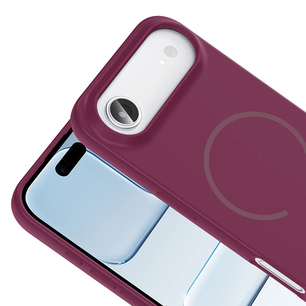 Apple iPhone 17 Air Uyumlu Kılıf M-safe Şarj Özellikli Zore Meta Kapak