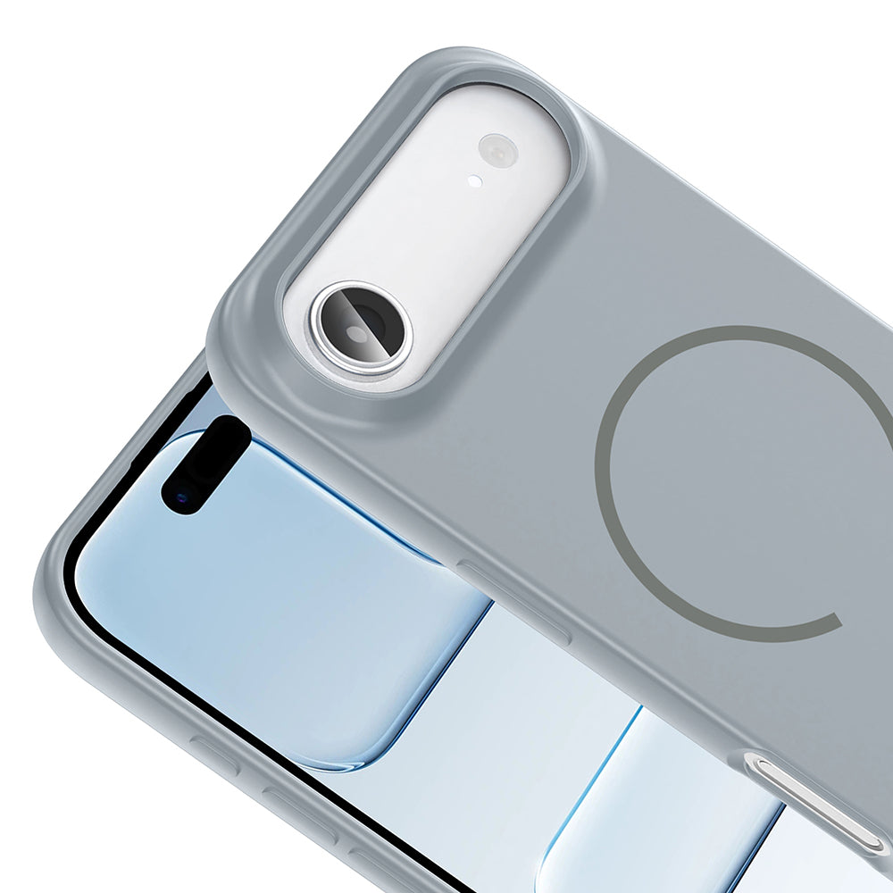 Apple iPhone 17 Air Uyumlu Kılıf M-safe Şarj Özellikli Zore Meta Kapak