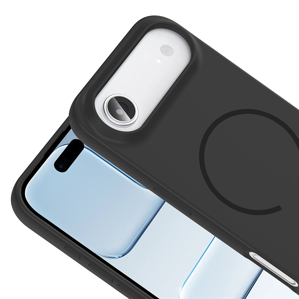 Apple iPhone 17 Air Uyumlu Kılıf M-safe Şarj Özellikli Zore Meta Kapak