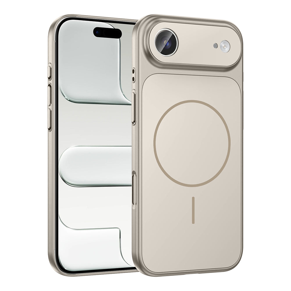 Apple iPhone 17 Air Uyumlu Kılıf Zore M-Safe Şarj Özellikli Kamera Korumalı Formen Kapak