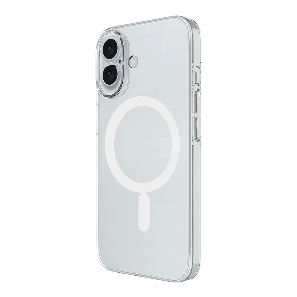 Apple iPhone 17 Kamera Korumalı M-Safe Şarj Özellikli Şeffaf Zore London Sert PC Kapak