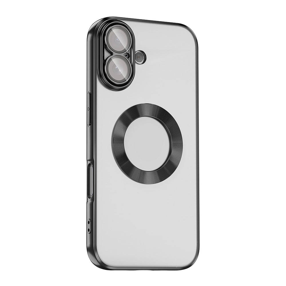 Apple iPhone 17 Kılıf Kamera Korumalı Logo Gösteren Zore Omega Kapak