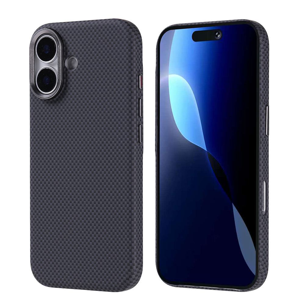 Apple iPhone 17 Uyumlu Kılıf M-safe Şarj Özellikli Karbon Fiber Görünümlü Zore Nekst Kapak