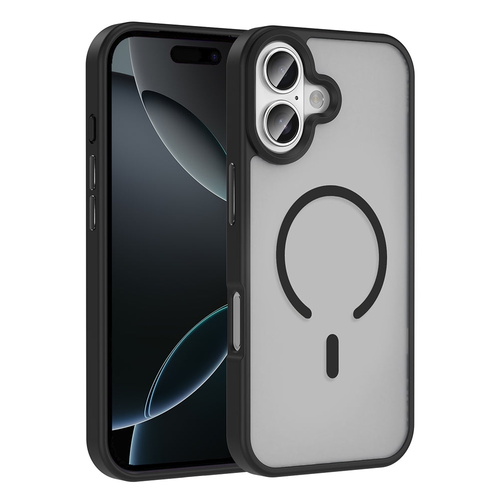 Apple iPhone 17 Uyumlu Kılıf M-safe Şarj Özellikli Mat Arka Yüzey Zore Sio Kapak
