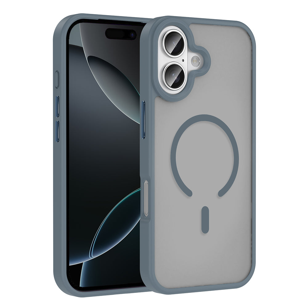 Apple iPhone 17 Uyumlu Kılıf M-safe Şarj Özellikli Mat Arka Yüzey Zore Sio Kapak