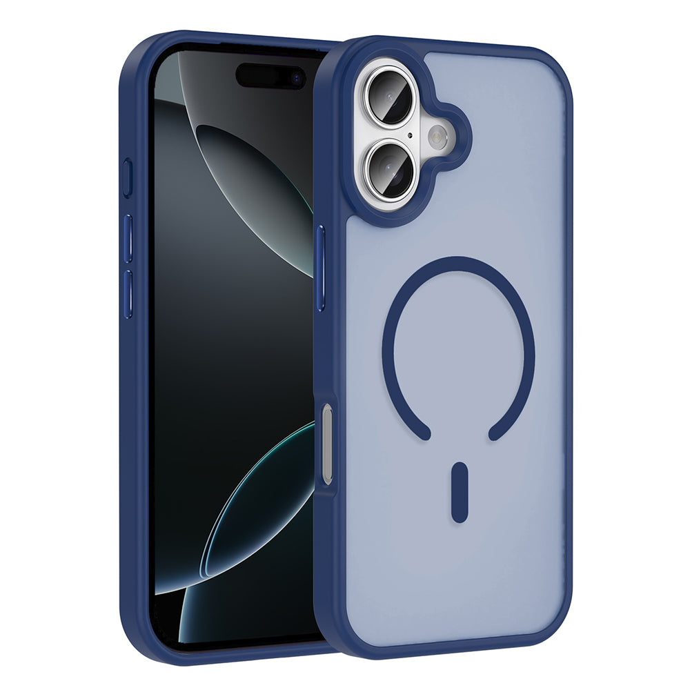 Apple iPhone 17 Uyumlu Kılıf M-safe Şarj Özellikli Mat Arka Yüzey Zore Sio Kapak