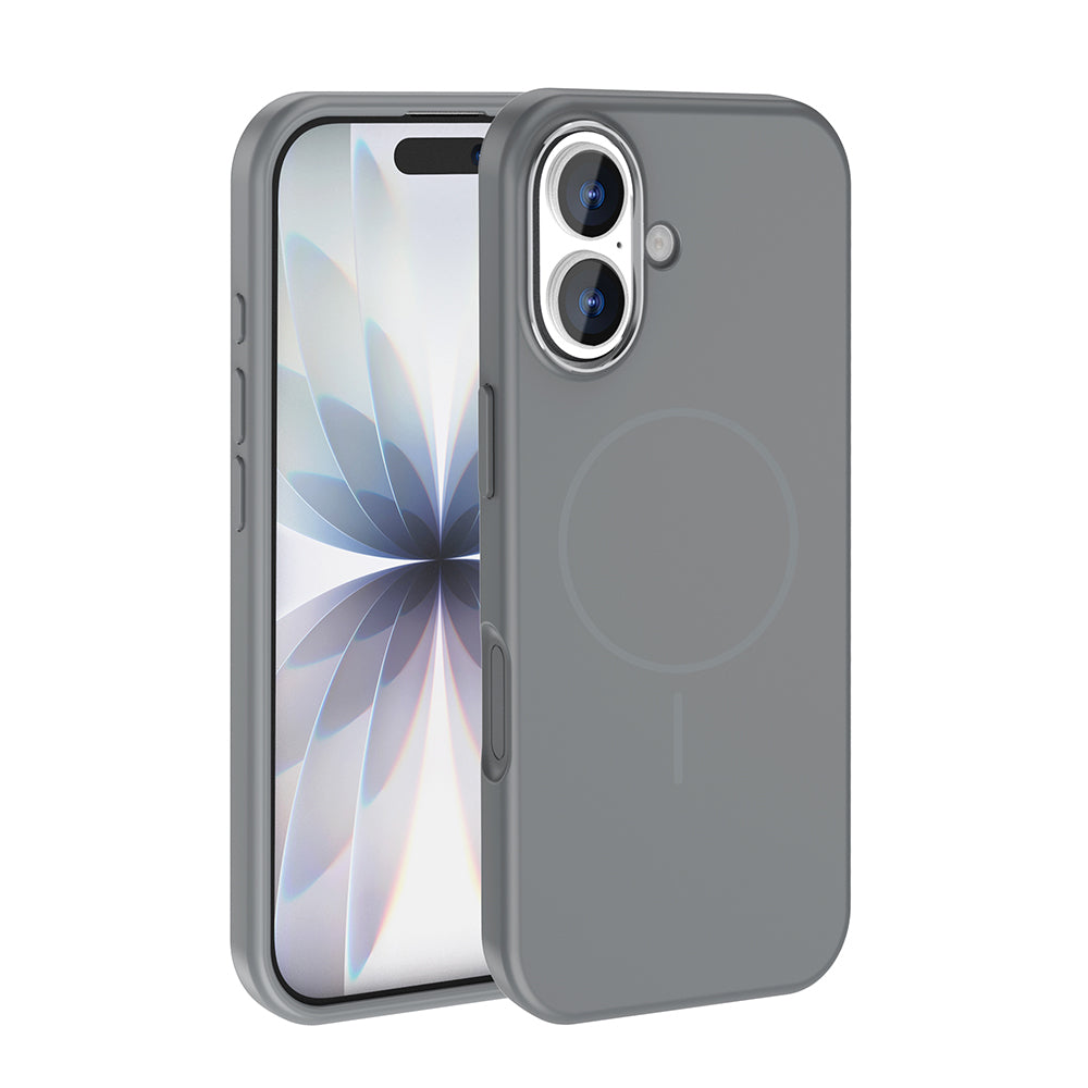 Apple iPhone 17 Uyumlu Kılıf M-Safe Şarj Özellikli Metal Kamera Çerçeveli Zore Edi Silikon Kapak
