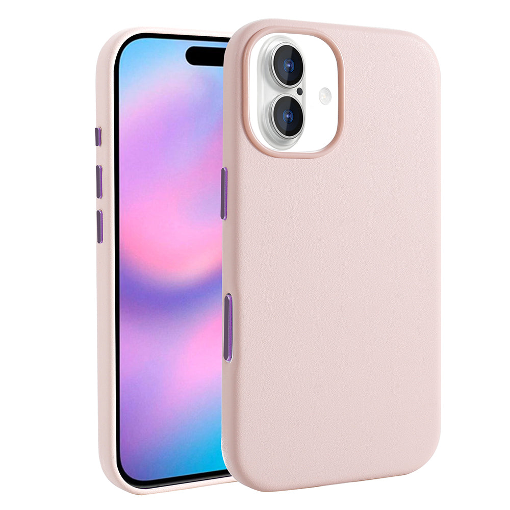 Apple iPhone 17 Uyumlu Kılıf M-safe Şarj Özellikli PU Deri Görünümlü Zore Kupra Kapak