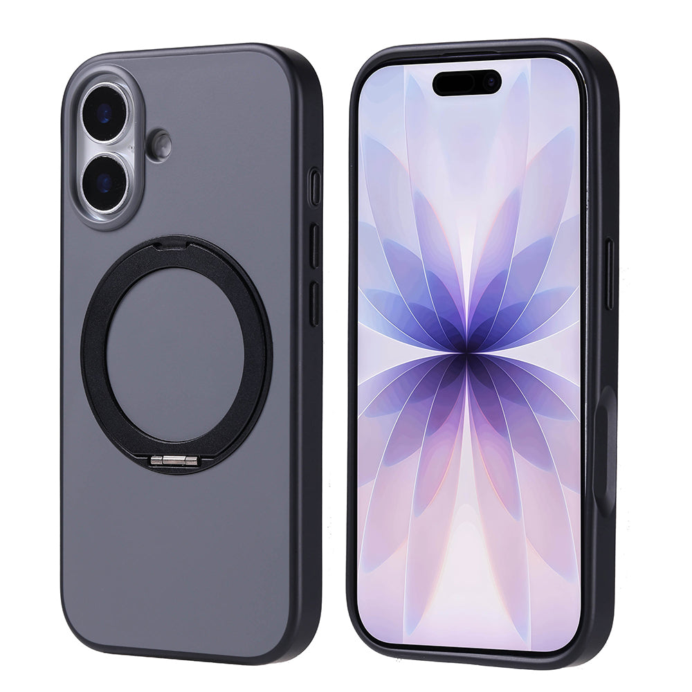 Apple iPhone 17 Uyumlu Kılıf M-Safe Şarj Özellikli Standlı Zore Proton Silikon Kapak