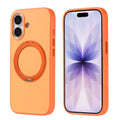 Apple iPhone 17 Uyumlu Kılıf M-Safe Şarj Özellikli Standlı Zore Proton Silikon Kapak