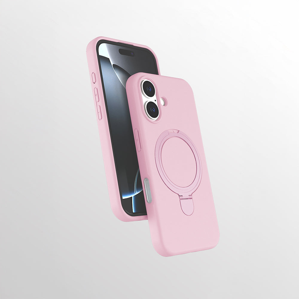 Apple iPhone 17 Uyumlu Kılıf M-safe Şarj Özellikli Standlı Zore Samara Kapak