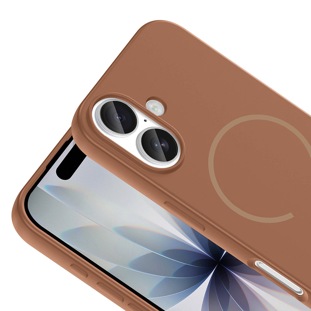 Apple iPhone 17 Uyumlu Kılıf M-safe Şarj Özellikli Zore Meta Kapak