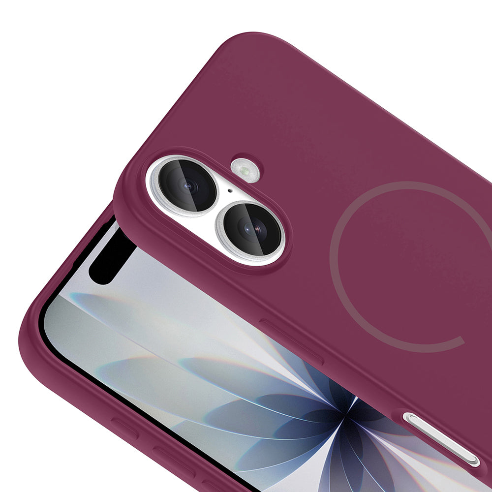 Apple iPhone 17 Uyumlu Kılıf M-safe Şarj Özellikli Zore Meta Kapak