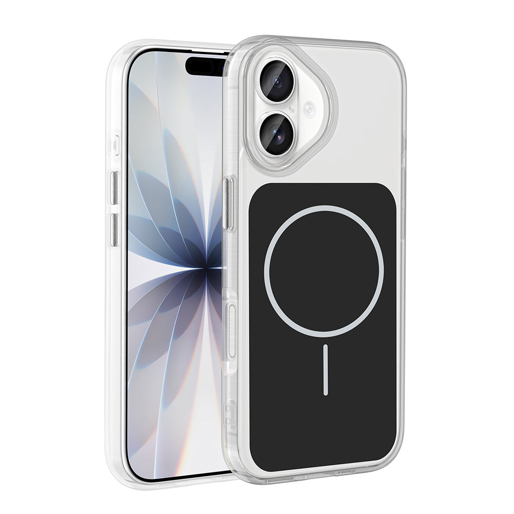 Apple iPhone 17 Uyumlu Kılıf Metal Buton Tasarımlı Zore İkonik Sert Silikon Kapak