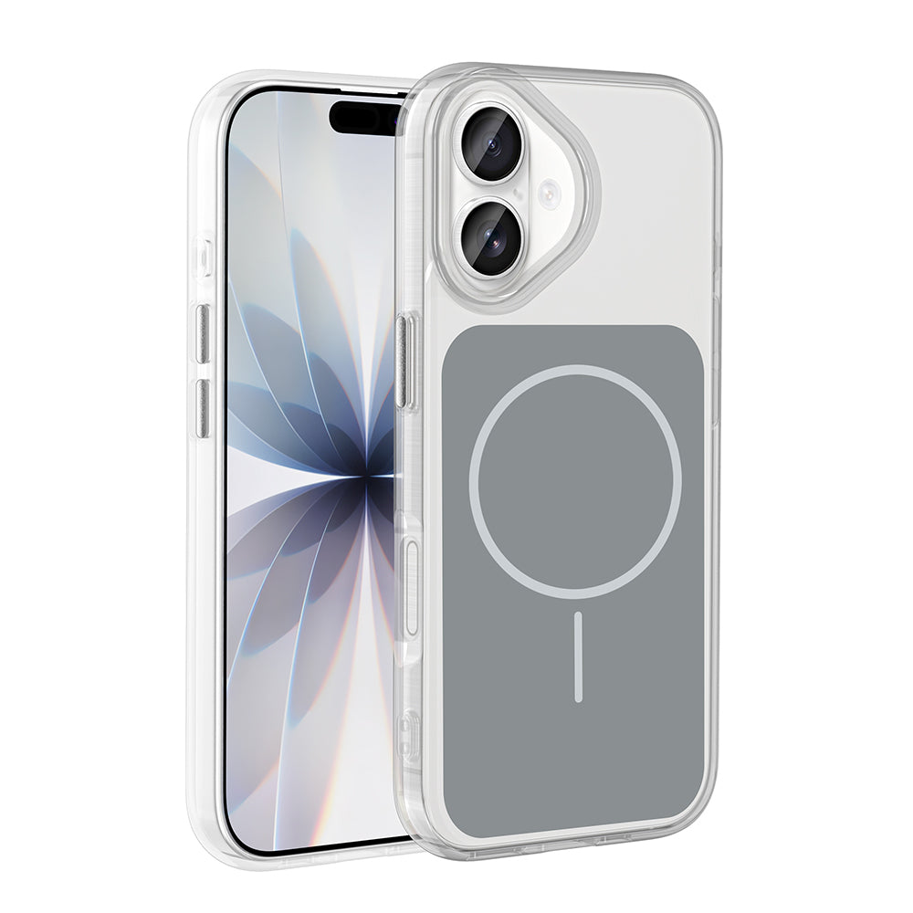 Apple iPhone 17 Uyumlu Kılıf Metal Buton Tasarımlı Zore İkonik Sert Silikon Kapak