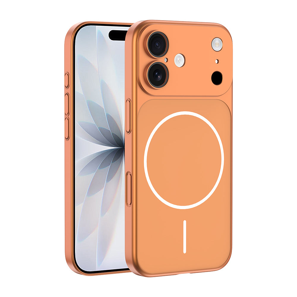 Apple iPhone 17 Uyumlu Kılıf Zore M-Safe Şarj Özellikli Kamera Korumalı Spark Kapak