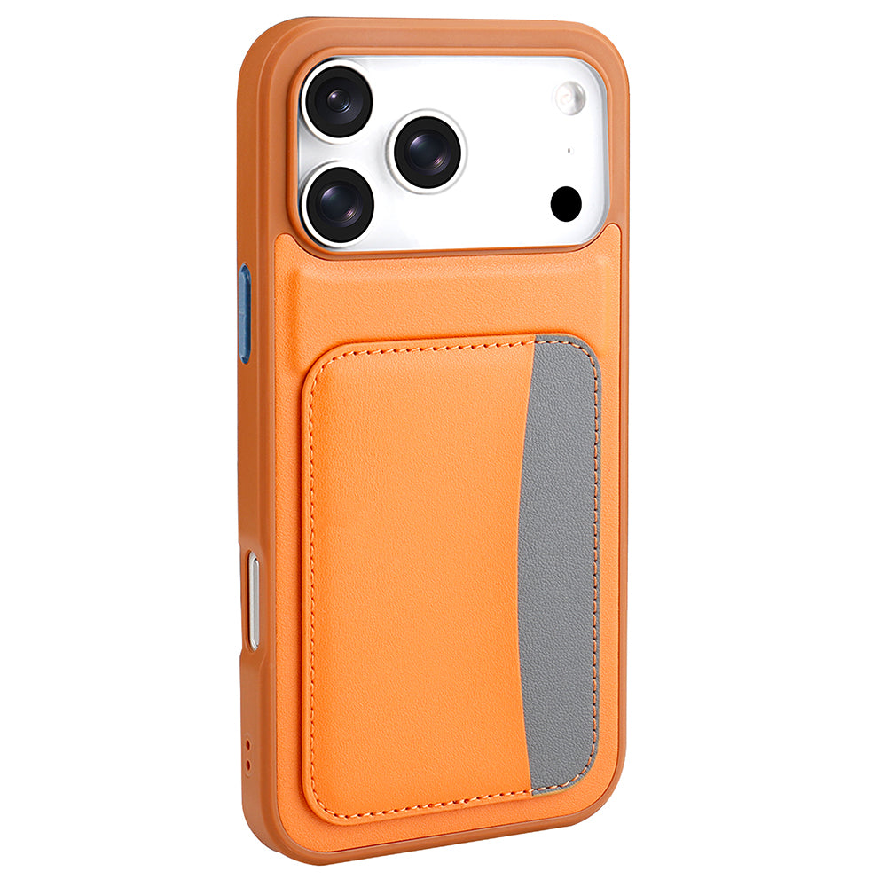 Apple iPhone 17 Pro Uyumlu Kılıf Kartlıklı Zore X-Kart Silikon Kapak