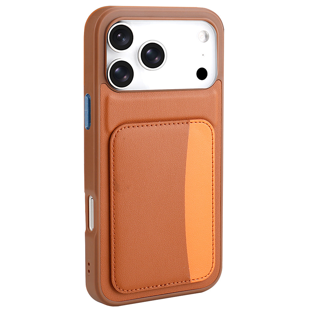 Apple iPhone 17 Pro Uyumlu Kılıf Kartlıklı Zore X-Kart Silikon Kapak