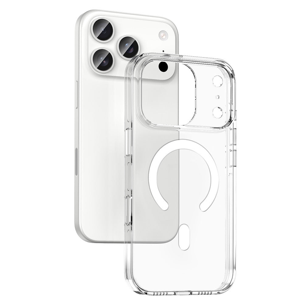 Apple iPhone 17 Pro Uyumlu Kılıf M-safe Şarj Özellikli Kamera Korumalı Zore Kripto Kapak