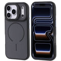 Apple iPhone 17 Pro Uyumlu Kılıf M-safe Şarj Özellikli Kamera Standlı Zore Notron Kapak