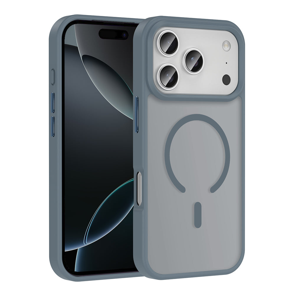 Apple iPhone 17 Pro Uyumlu Kılıf M-safe Şarj Özellikli Mat Arka Yüzey Zore Sio Kapak