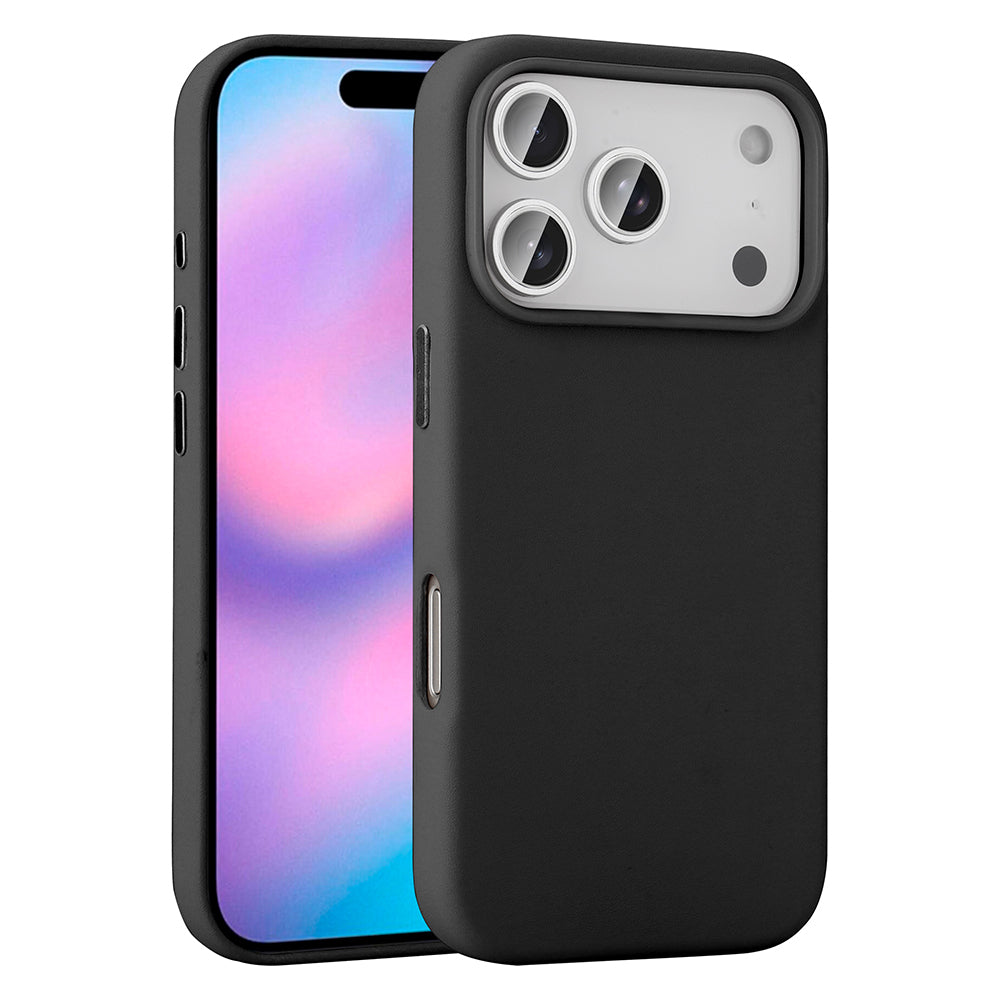 Apple iPhone 17 Pro Uyumlu Kılıf M-safe Şarj Özellikli PU Deri Görünümlü Zore Kupra Kapak